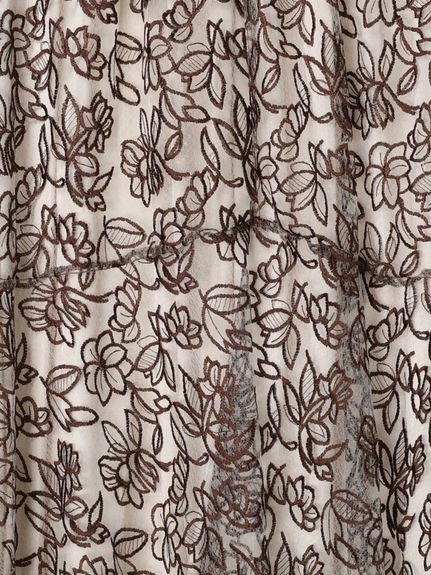 花刺繍マーメイドスカート（ロング丈・マキシ丈スカート）Re-J&supure（リジェイアンドスプル）  12
