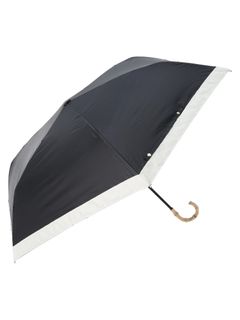 【晴雨兼用／遮光100%】バイカラー折りたたみ日傘 大きめサイズ