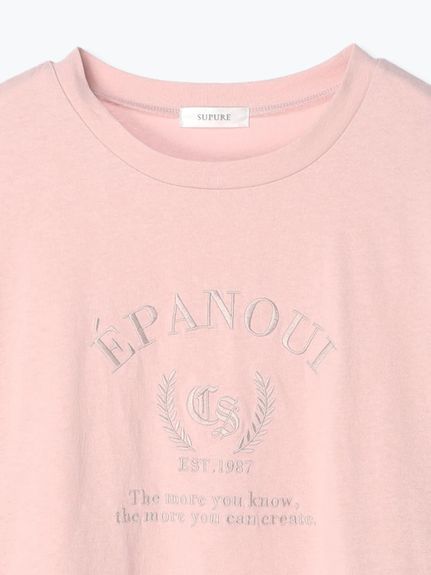 サークル刺繍ロゴTシャツ（Tシャツ）Re-J&supure（リジェイアンドスプル）  05