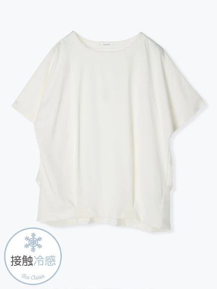 裾タックゆるTシャツ（ボーダー・無地）（カットソー・プルオーバー）Re-J&supure（リジェイアンドスプル）  03