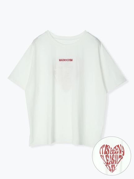 ハートプリントビッグTシャツ（Tシャツ）Re-J&supure（リジェイアンドスプル）  02