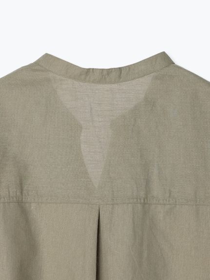 フレンチリネンバンドシャツ（シャツ・ブラウス）Re-J&supure（リジェイアンドスプル） 0 14