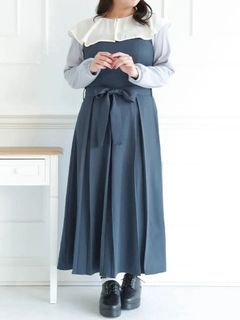 【WEB限定】ボックスタックジャンパースカート