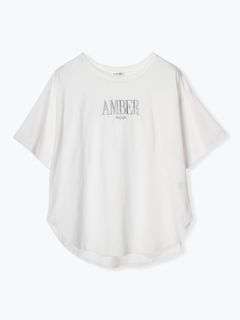 【接触冷感】AMBER刺繍Tシャツ