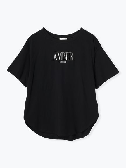 【接触冷感】AMBER刺繍Tシャツ（カットソー・プルオーバー）Re-J&supure（リジェイアンドスプル）  02