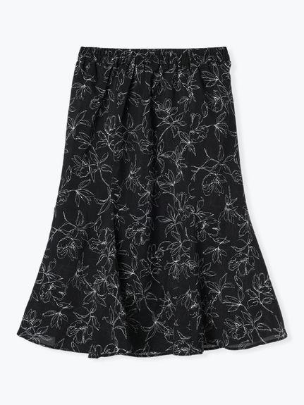 線画花柄マーメイドスカート（その他スカート）Re-J&supure（リジェイアンドスプル）  10