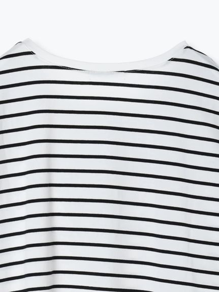 チュール重ねパールロゴボーダーTシャツ（カットソー・プルオーバー）Re-J&supure（リジェイアンドスプル）  11