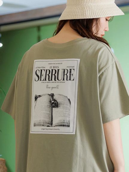 バックワッペンBIGTシャツ（カットソー・プルオーバー）Re-J&supure（リジェイアンドスプル）  01