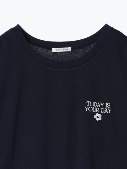 レースフラワー刺繍Tシャツ（カットソー・プルオーバー）Re-J&supure（リジェイアンドスプル）  06