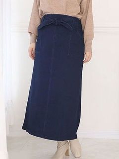 裏起毛２型から選べるナロースカート / 大きいサイズ ハッピーマリリン