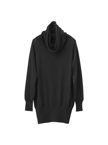 Alinoma】【L-4L】綿１００％タートルネックセーター 大きいサイズ 