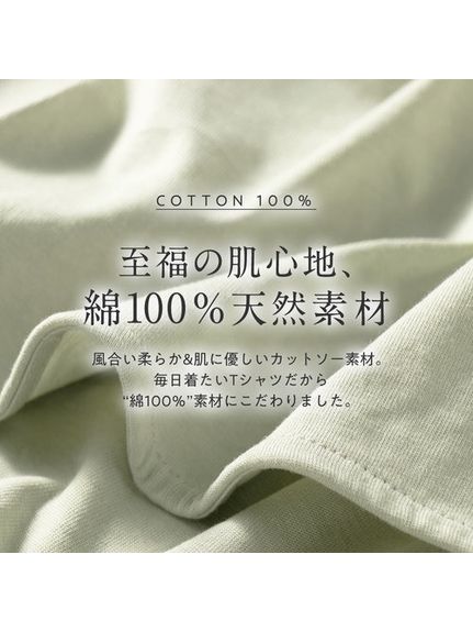 綿１００％ドルマンパフ袖Ｔシャツ　大きいサイズ レディース（Tシャツ）Viola e Viola（ヴィオラエヴィオラ）  04
