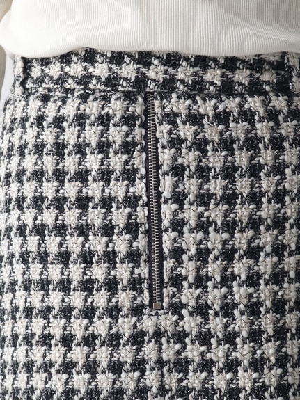 ベルト付ツイードフレアースカート　大きいサイズ レディース（ロング丈・マキシ丈スカート）Alotta（アロッタ）  12