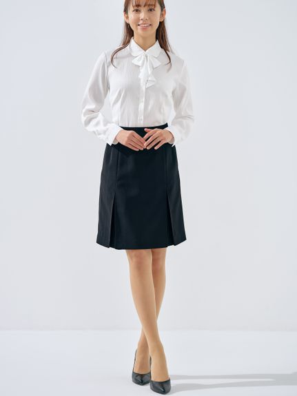 プリーツスカート（53ｃｍ丈）/ 大きいサイズ 事務服 オフィス アイトス HCS3501（事務服・制服）Pieds（アイトス） 0,220394CEREMONY 01