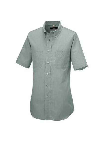 半袖ボタンダウンシャツ（コードレーン）（男女兼用）（シャツ・ブラウス）aitoz+（アイトス）  01