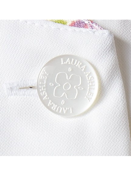 チュニック / 半袖 ナースジャケット 白衣 ナース 医療 大きいサイズ 住商モンブラン LW801（ナースウェア（チュニック・エプロン・予防衣））LAURA ASHLEY（ローラアシュレイ）  04