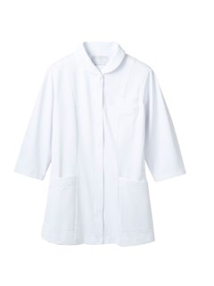 チュニック / 半袖 ナースジャケット 白衣 ナース 医療 大きいサイズ 住商モンブラン 73-169