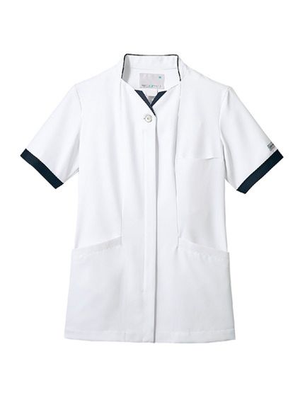 チュニック / 半袖 白衣 ナース 医療 大きいサイズ 住商モンブラン PP302（ナースウェア（チュニック・エプロン・予防衣））MONTBLANC（モンブラン）  02