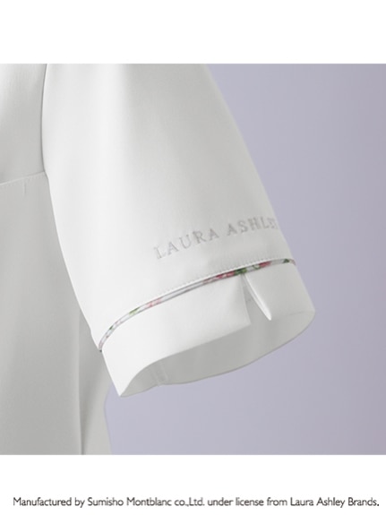チュニック / 半袖 ナースジャケット 白衣 ナース 医療 大きいサイズ 住商モンブラン ローラアシュレイ LW812（ナースウェア（チュニック・エプロン・予防衣））LAURA ASHLEY（ローラアシュレイ）  06