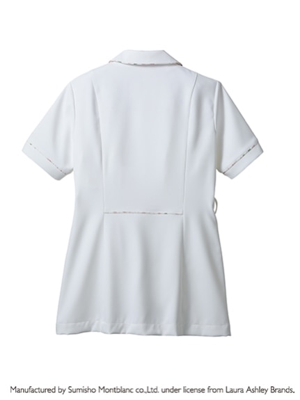 チュニック / 半袖 ナースジャケット 白衣 ナース 医療 大きいサイズ 住商モンブラン ローラアシュレイ LW811（ナースウェア（チュニック・エプロン・予防衣））LAURA ASHLEY（ローラアシュレイ）  02