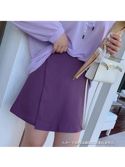 大人綺麗！ラップスカート風 Aライン スカート　大きいサイズ レディース（タイトスカート）sanmaru（サンマル）  20
