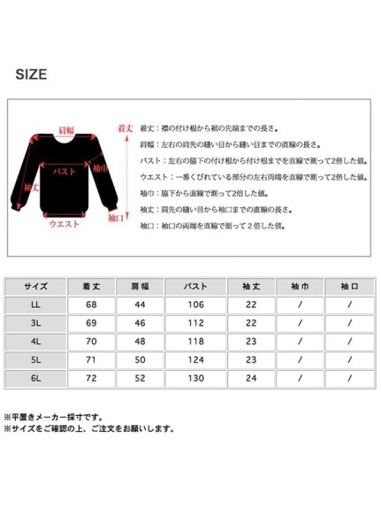 ほどよいオーバーサイズ感のヴィンテージライクロゴ半袖Tシャツ　大きいサイズ レディース（Tシャツ）sanmaru（サンマル）  22