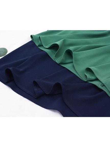シンプルでフェミニン！ブラウス+ジャンパースカートセットアップ　大きいサイズ レディース（ジャンパースカート）sanmaru（サンマル）  19