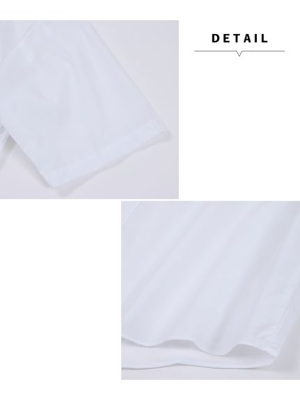 【大きいサイズ/メンズ】抗菌防臭・形態安定半袖ワイシャツ白3枚組（レギュラーカラー）（標準シルエット）（メンズトップス）MEGASQUARE（アリノマフォーメン）  13