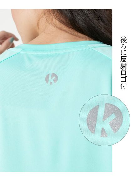 大きいサイズ　ロゴプリント半袖Tシャツ／KITSON（UVカット・吸汗速乾・抗菌防臭）（Tシャツ）Kitson(Alinoma select)（アリノマセレクト (Lー10L)）  03