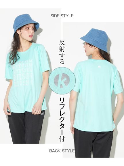 大きいサイズ　ロゴプリント半袖Tシャツ／KITSON（UVカット・吸汗速乾・抗菌防臭）（Tシャツ）Kitson(Alinoma select)（アリノマセレクト (Lー10L)）  04