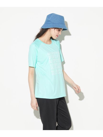 大きいサイズ　ロゴプリント半袖Tシャツ／KITSON（UVカット・吸汗速乾・抗菌防臭）（Tシャツ）Kitson(Alinoma select)（アリノマセレクト (Lー10L)）  07