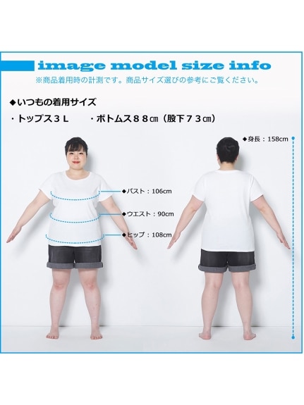 大きいサイズ すごのびストレッチデニムストレートパンツ（ゆったり太もも）（股下78ｃｍ）（デニムパンツ・ジーンズ）SMILELAND（スマイルランド (Lー10L)）  24