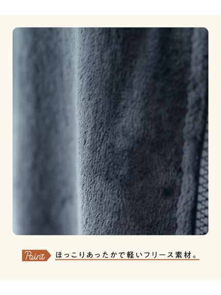 大きいサイズ あたたかフリース着る毛布（ルームウェア）SMILELAND（スマイルランド (Lー10L)）  09