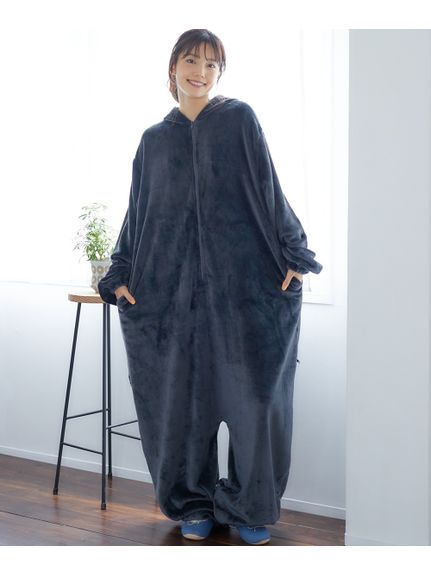 大きいサイズ あたたかフリース着る毛布（ルームウェア）SMILELAND（スマイルランド (Lー10L)）  15