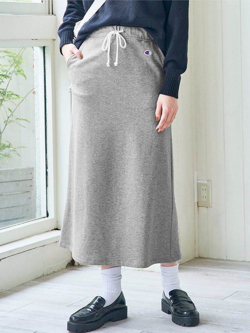 Alinoma】大きいサイズ ロングスカート（ゆったりヒップ 