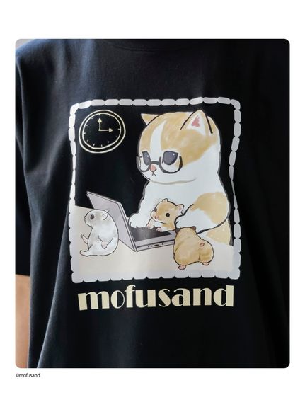 大きいサイズ デザインTシャツ/mofusAnd（Tシャツ）SMILELAND（スマイルランド (Lー10L)）  11