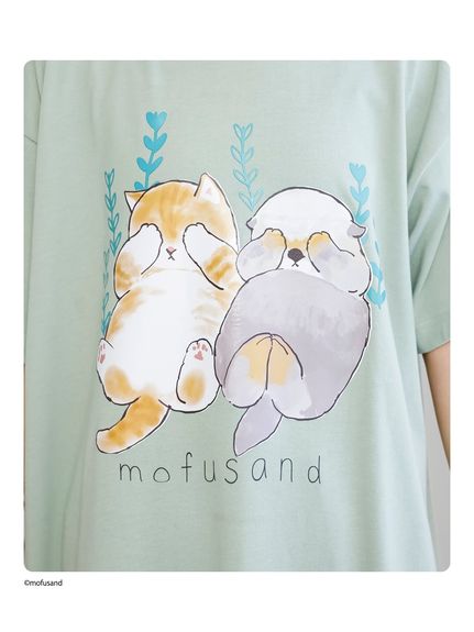大きいサイズ デザインチュニックTシャツ/mofusAnd（Tシャツ）SMILELAND（スマイルランド (Lー10L)）  11