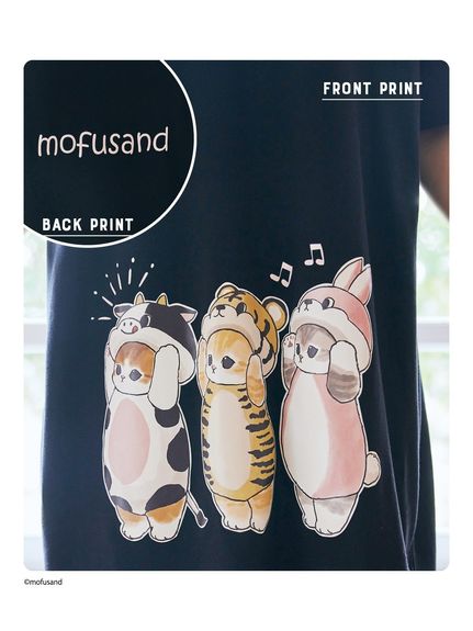 大きいサイズ デザインチュニックTシャツ/mofusAnd（Tシャツ）SMILELAND（スマイルランド (Lー10L)）  12