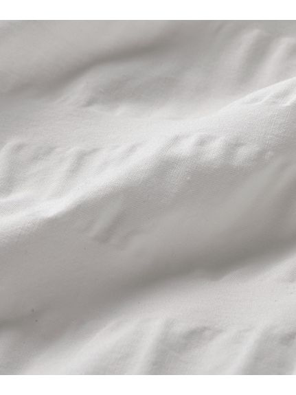 大きいサイズ 綿100％ボーダーシャーリングスカート【Otona Purete】（ロング丈・マキシ丈スカート）SMILELAND（スマイルランド (Lー10L)）  15