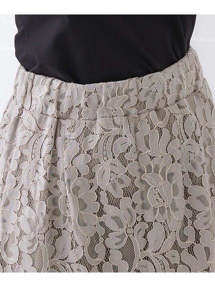 大きいサイズ　スカラップレーススカート（ロング丈・マキシ丈スカート）SMILELAND（スマイルランド (Lー10L)）  12