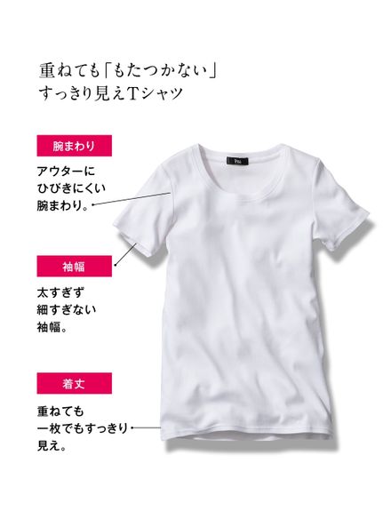 大きいサイズ 綿100％フライス半袖クルーネックＴシャツ（Tシャツ）SMILELAND（スマイルランド (Lー10L)）  03