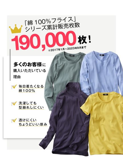 大きいサイズ 綿100％フライス半袖クルーネックＴシャツ（Tシャツ）SMILELAND（スマイルランド (Lー10L)）  09