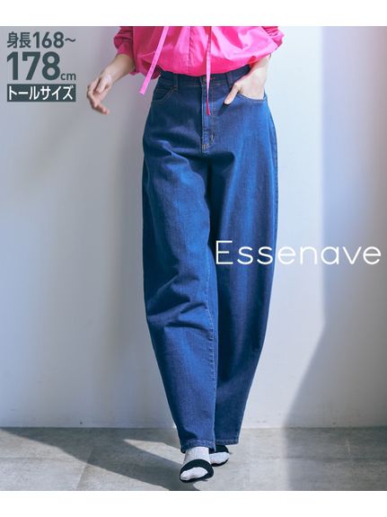 【トールサイズ】カーブデニムパンツ（トールサイズ）Essenave（高身長）（デニムパンツ・ジーンズ）slattgir（スラットジール）  01