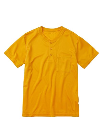 吸汗速乾メッシュ半袖ヘンリーネックポケット付Tシャツ（お腹ゆったり）（メンズトップス）MEGASQUARE(Nissen)（アリノマフォーメン）  06