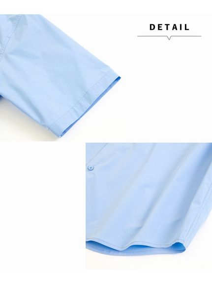 吸汗速乾オーバーサイズブロード5分袖シャツ（メンズトップス）MEGASQUARE(Nissen)（アリノマフォーメン）  10