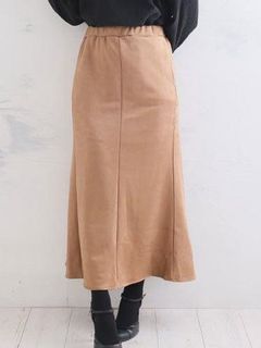 Rin　ダンボールフレアマーメイドスカート / 大きいサイズ Rin