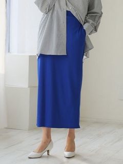 Rin 美ストレッチリブタイトスカート / 大きいサイズ Rin