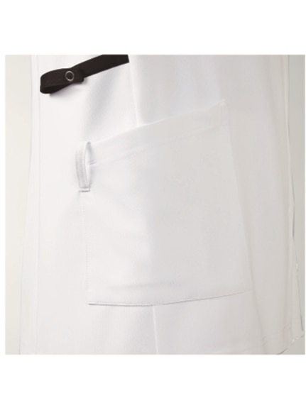 スクラブジャケット（半袖男女）／大きいサイズ ナース 白衣 カゼン（ナースウェア（チュニック・エプロン・予防衣））KAZEN（カゼン）  10