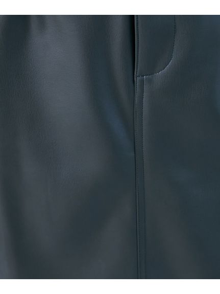 大きいサイズ フェイクレザータイトマキシスカート（GEVS.）（ロング丈・マキシ丈スカート）GEVS（ジェイヴィス）  12