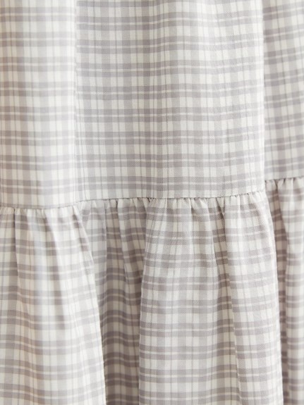大きいサイズ チェックティアードスカート（marun）（ロング丈・マキシ丈スカート）marun（マルン）  17
